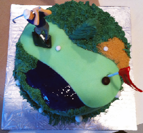 Golf Theme Cake Golf Theme Cake